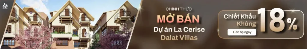 Chính sách ưu đãi tại La Cerise Dalat Villas