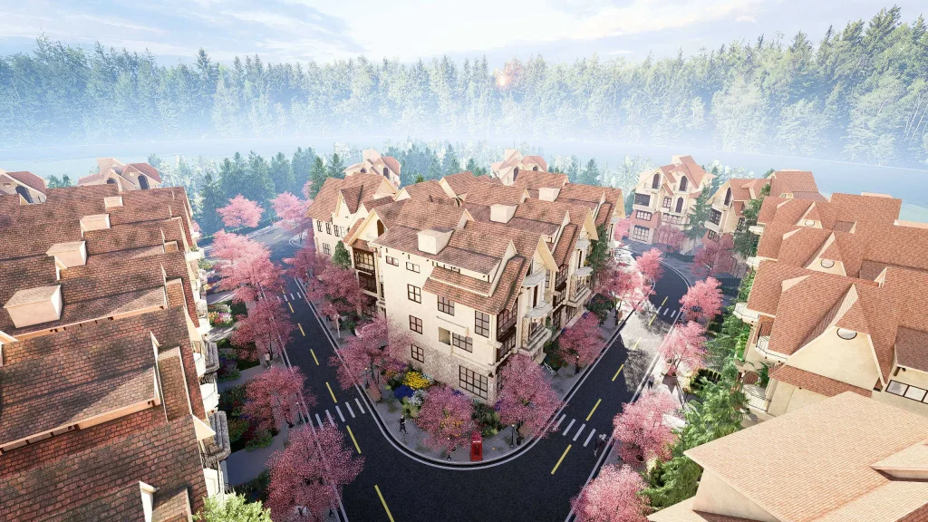 Phối cảnh La Cerise Dalat Villas Phối cảnh La Cerise Dalat Villas