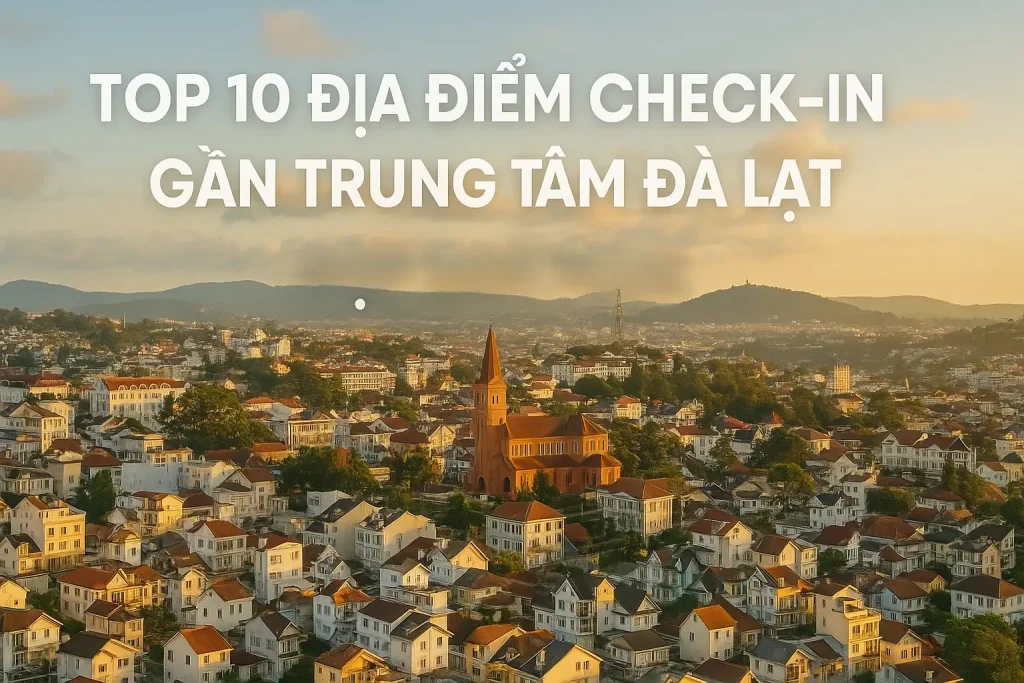 Top 10 địa điểm check-in gần trung tâm đà lạt đẹp mê mẩn